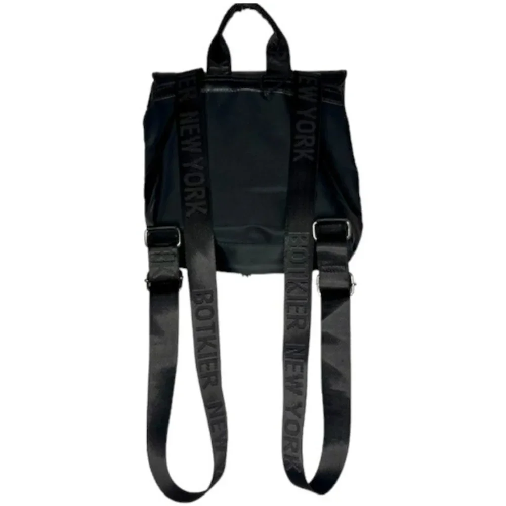Botkier New York Nylon Backpack - Black - 9 x 11 x 3.5”